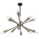 Trapa Onİkili Eskitme & Siyah Renkli Modern Avize 1439-73-12 Trapa Onİkili Eskitme & Siyah Renkli Modern Avize 1439-73-12