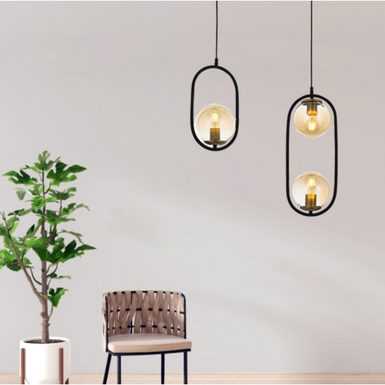 Avonni AV-4275-5T-BSY Siyah Boyalı Modern Avize Avonni AV-4275-5T-BSY Siyah Boyalı Modern Avize