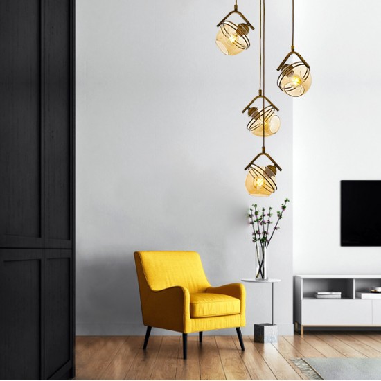 Avonni AV-1780-4ET Eskitme Kaplama Modern Avize Avonni AV-1780-4ET Eskitme Kaplama Modern Avize