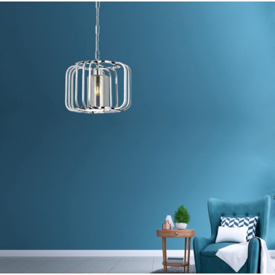 Avonni AV-1804-1K Krom Kaplama Modern Avize Avonni AV-1804-1K Krom Kaplama Modern Avize