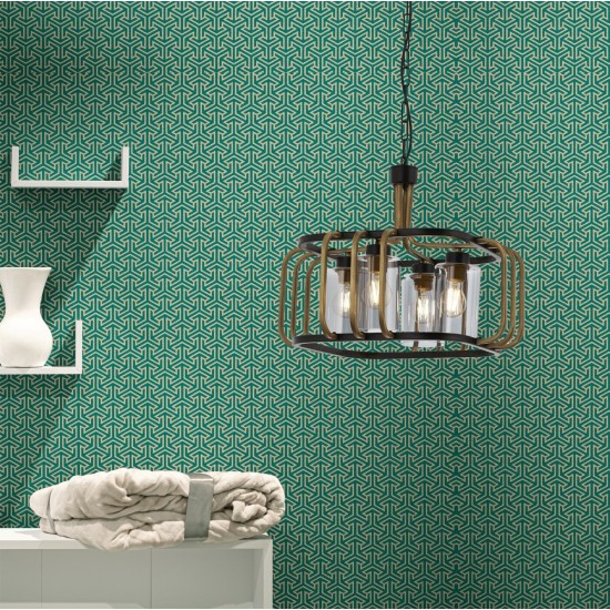 Avonni AV-1804-4BSY Bakır/Siyah Boyalı Modern Avize Avonni AV-1804-4BSY Bakır/Siyah Boyalı Modern Avize