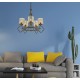Avonni AV-60135-5E Eskitme Kaplama Modern Avize E14 Metal Cam 60cm Avonni AV-60135-5E Eskitme Kaplama Modern Avize E14 Metal Cam 60cm