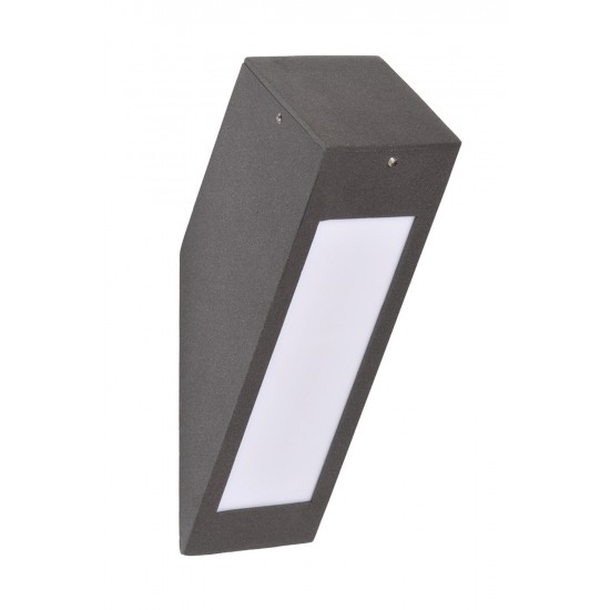 AVONNI BAP-68236-BSY-M2-LED Siyah Boyalı Dış Mekan Aydınlatma LED Alüminyum Profil Pleksi 10x10cm  BAP-68236-BSY-M2-LED