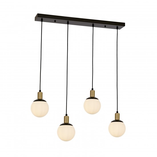 Siyah Boyalı Modern Avize AVONNI AV-1838-4Y-BSY Siyah Boyalı Modern Avize AVONNI AV-1838-4Y-BSY
