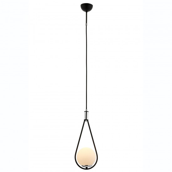 Avonni Siyah Boyalı Modern Avize AV-4316-1BSY Avonni Siyah Boyalı Modern Avize AV-4316-1BSY