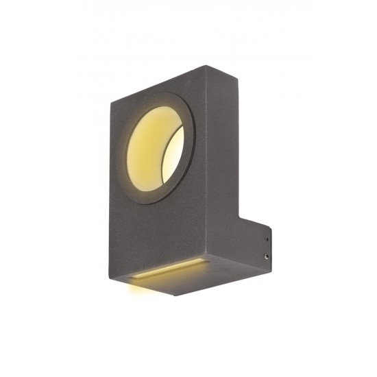 Avonni BAP-68242-BSY Siyah Boyalı Dış Mekan Aydınlatma LED Alüminyum Profil Pleksi 15x5cm