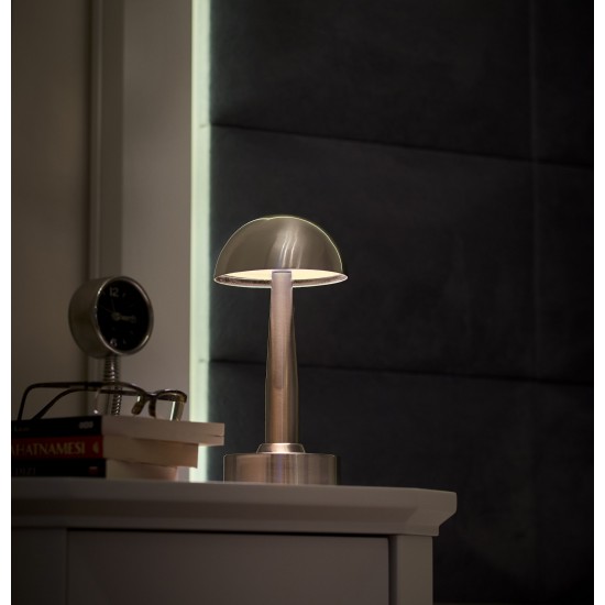 Avonni ML-64004-K Krom Kaplama Şarjlı LED Masa Lambası Avonni ML-64004-K Krom Kaplama Şarjlı LED Masa Lambası