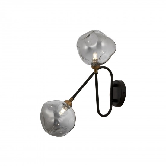 Avonni AP-60260-2BSY Siyah Boyalı Aplik G9 Metal Cam 23x30cm Avonni AP-60260-2BSY Siyah Boyalı Aplik G9 Metal Cam 23x30cm