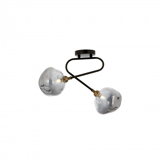 Avonni AR-60260-2BSY Siyah Boyalı Modern Avize G9 Metal Cam 40x23cm Avonni AR-60260-2BSY Siyah Boyalı Modern Avize G9 Metal Cam 40x23cm