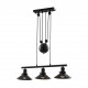 Avonni AV-1609-3BSY Siyah Boyalı Modern Avize Avonni AV-1609-3BSY Siyah Boyalı Modern Avize