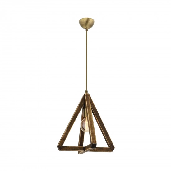 Avonni AV-1655-1E Eskitme Kaplama Modern Avize E27 Metal Ahşap 30cm Avonni AV-1655-1E Eskitme Kaplama Modern Avize E27 Metal Ahşap 30cm