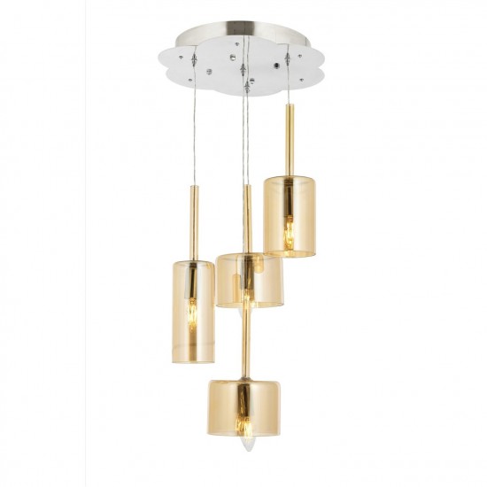Avonni AV-1675-4KT Krom Kaplama Modern Avize Avonni AV-1675-4KT Krom Kaplama Modern Avize