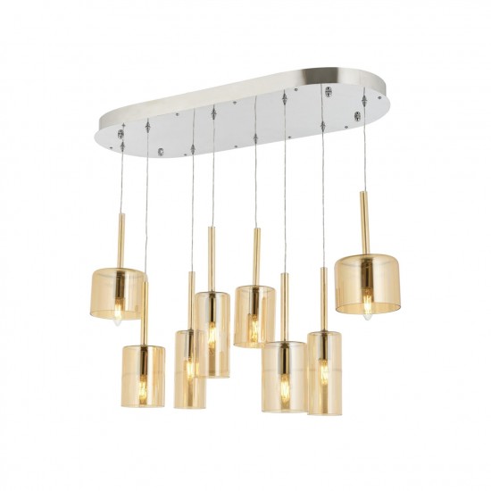 Avonni AV-1675-ELLIPSE Krom Modern Avize Avonni AV-1675-ELLIPSE Krom Modern Avize