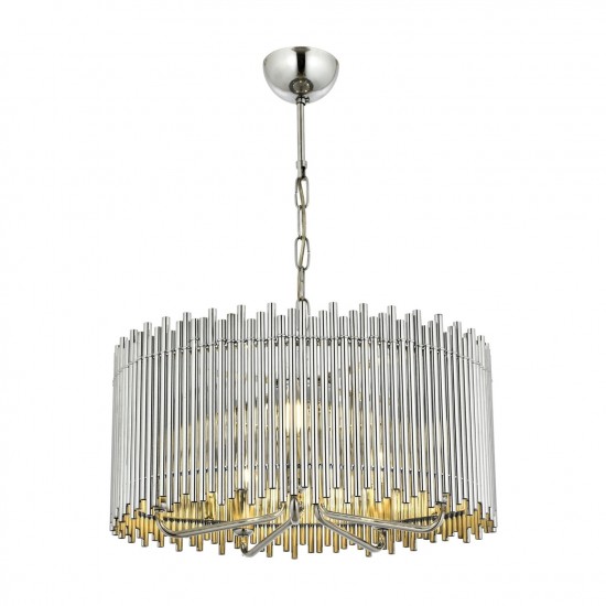 Avonni AV-60056-K50 Krom Kaplama Modern Avize E14 Metal 50cm Avonni AV-60056-K50 Krom Kaplama Modern Avize E14 Metal 50cm