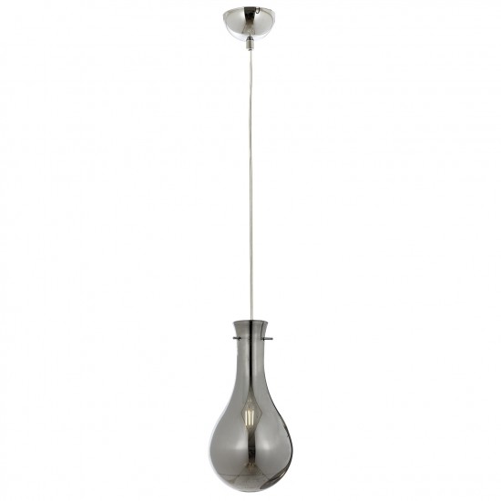 Avonni AV-60092-1K Krom Kaplama Modern Avize E14 Metal Cam 15cm Avonni AV-60092-1K Krom Kaplama Modern Avize E14 Metal Cam 15cm