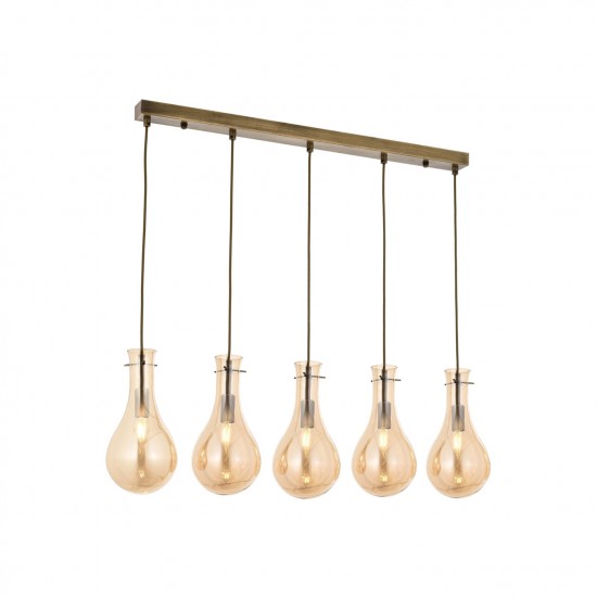Avonni AV-60092-5EY Eskitme Kaplama Modern Avize E14 Metal Cam 80x15cm Avonni AV-60092-5EY Eskitme Kaplama Modern Avize E14 Metal Cam 80x15cm