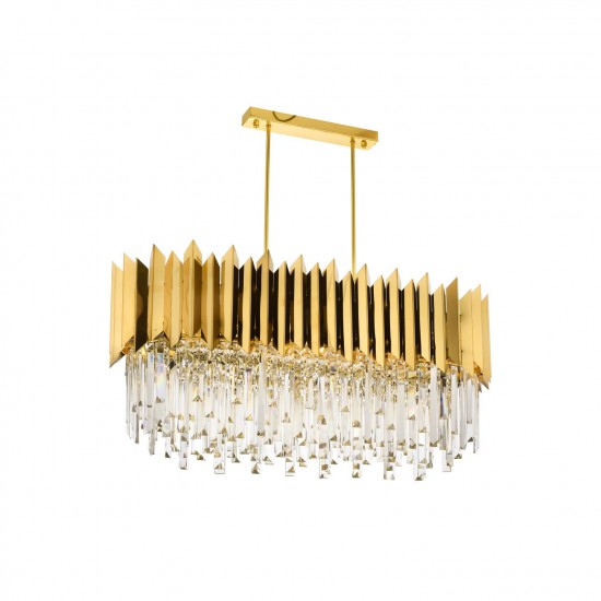 Avonni AV-1706-S85X40 Sarı Kaplama Modern Avize Avonni AV-1706-S85X40 Sarı Kaplama Modern Avize