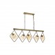 Avonni AV-60103-5EY Eskitme Kaplama Modern Avize E14 Metal Cam 110x20cm Avonni AV-60103-5EY Eskitme Kaplama Modern Avize E14 Metal Cam 110x20cm