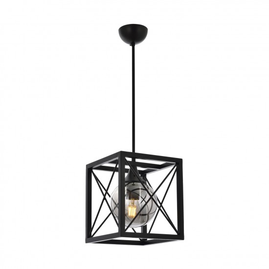 Avonni AV-1732-1BSY Siyah Boyalı Modern Avize Avonni AV-1732-1BSY Siyah Boyalı Modern Avize