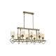 Avonni AV-60135-8E-YM Eskitme Kaplama Modern Avize E14 Metal Cam 105x40cm Avonni AV-60135-8E-YM Eskitme Kaplama Modern Avize E14 Metal Cam 105x40cm