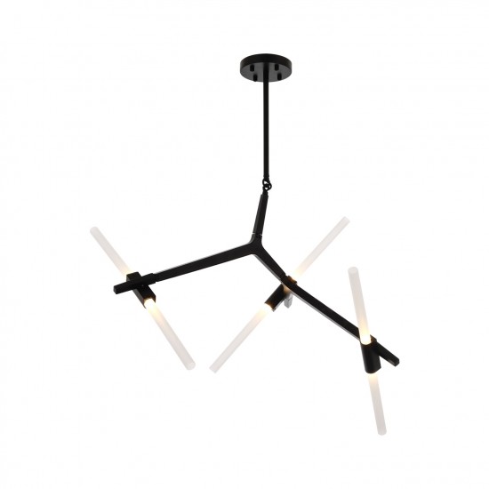 Avonni AV-1745-6BSY Siyah Boyalı Modern Avize Avonni AV-1745-6BSY Siyah Boyalı Modern Avize