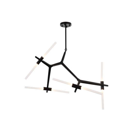 Avonni AV-1745-8BSY Siyah Boyalı Modern Avize Avonni AV-1745-8BSY Siyah Boyalı Modern Avize
