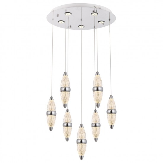 Avonni AV-1749-7KT Krom Kaplama Modern Avize Avonni AV-1749-7KT Krom Kaplama Modern Avize