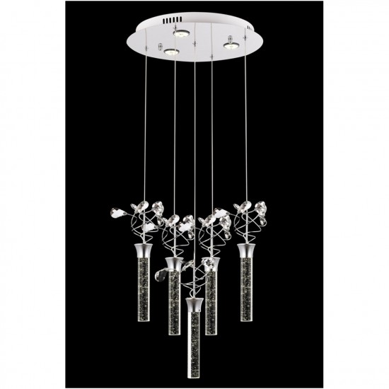 Avonni AV-1753-5KT Krom Kaplama Modern Avize Avonni AV-1753-5KT Krom Kaplama Modern Avize
