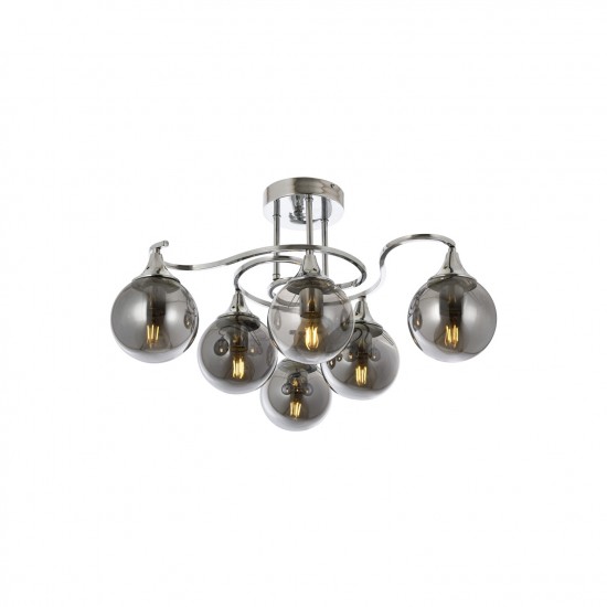 Avonni AV-1761-6K Krom Kaplama Modern Avize Avonni AV-1761-6K Krom Kaplama Modern Avize