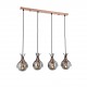 Avonni AV-1766-4Y-BSY Siyah Boyalı Modern Avize Avonni AV-1766-4Y-BSY Siyah Boyalı Modern Avize