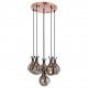 Avonni AV-1766-6T-BSY Siyah Boyalı Modern Avize Avonni AV-1766-6T-BSY Siyah Boyalı Modern Avize