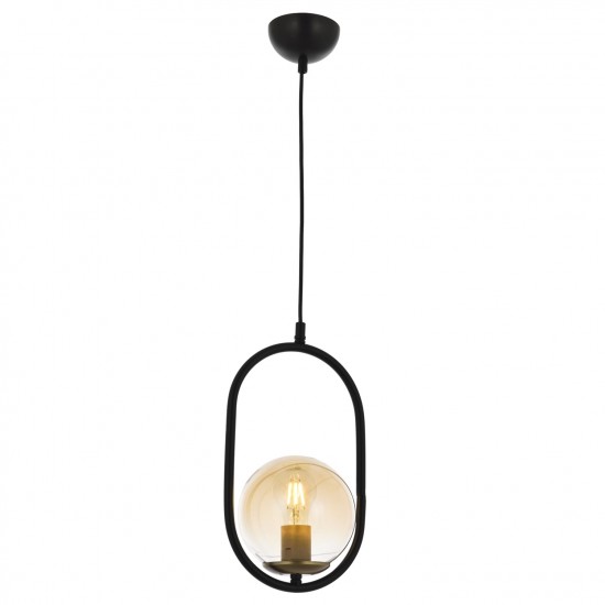 Avonni AV-4275-1BSY Siyah Boyalı Modern Avize Avonni AV-4275-1BSY Siyah Boyalı Modern Avize
