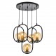 Avonni AV-4275-5T-BSY Siyah Boyalı Modern Avize Avonni AV-4275-5T-BSY Siyah Boyalı Modern Avize