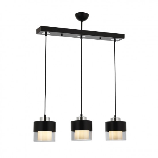 Avonni AV-4288-3Y-BSY Siyah Boyalı Modern Avize Avonni AV-4288-3Y-BSY Siyah Boyalı Modern Avize