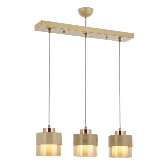Avonni AV-4288-3Y-KRM Krem Boyalı Modern Avize Avonni AV-4288-3Y-KRM Krem Boyalı Modern Avize