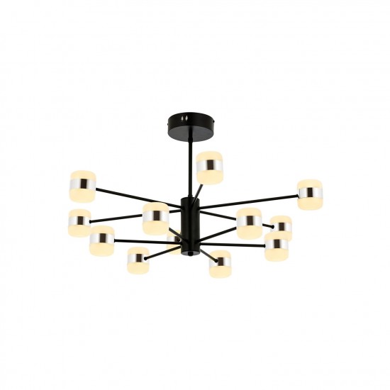 Avonni AV-1770-12K Krom Kaplama Modern Avize Avonni AV-1770-12K Krom Kaplama Modern Avize