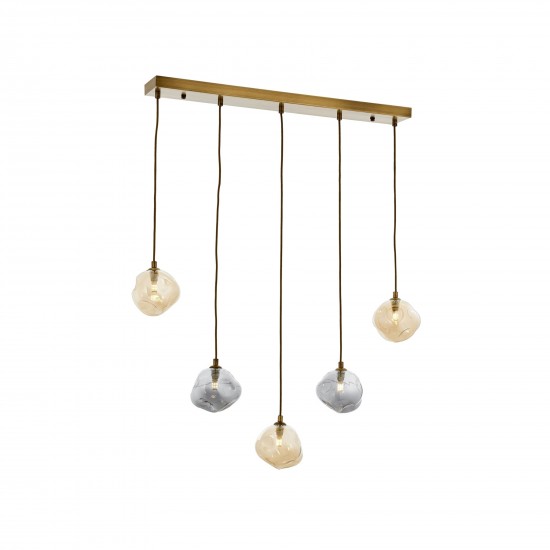Avonni AV-60211-5EY Eskitme Kaplama Modern Avize G9 Metal Cam 80x13cm Avonni AV-60211-5EY Eskitme Kaplama Modern Avize G9 Metal Cam 80x13cm
