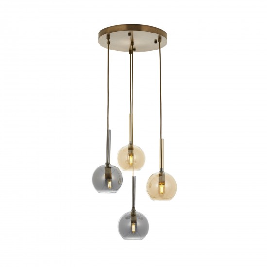 Avonni AV-60213-4ET Eskitme Kaplama Modern Avize E27 Metal Cam 40cm Avonni AV-60213-4ET Eskitme Kaplama Modern Avize E27 Metal Cam 40cm