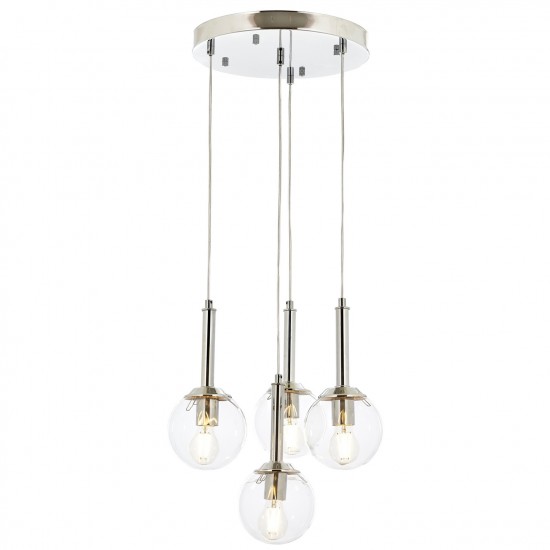 Avonni AV-1781-4KT Krom Kaplama Modern Avize Avonni AV-1781-4KT Krom Kaplama Modern Avize