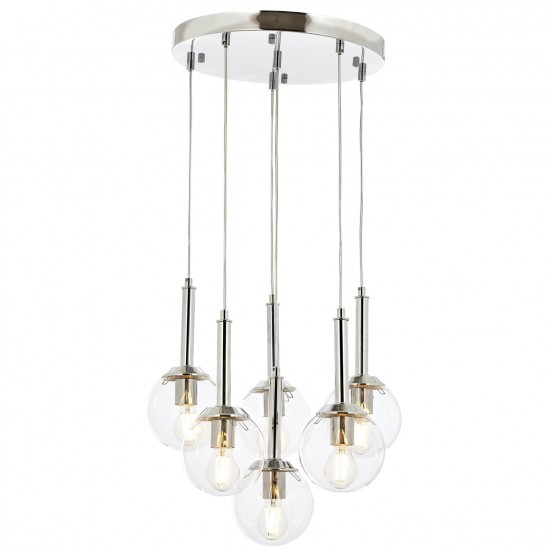 Avonni AV-1781-6KT Krom Kaplama Modern Avize Avonni AV-1781-6KT Krom Kaplama Modern Avize