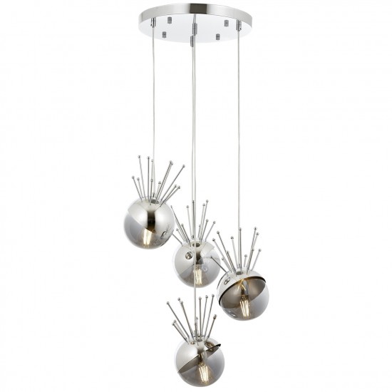 Avonni AV-1783-4KT Krom Kaplama Modern Avize Avonni AV-1783-4KT Krom Kaplama Modern Avize
