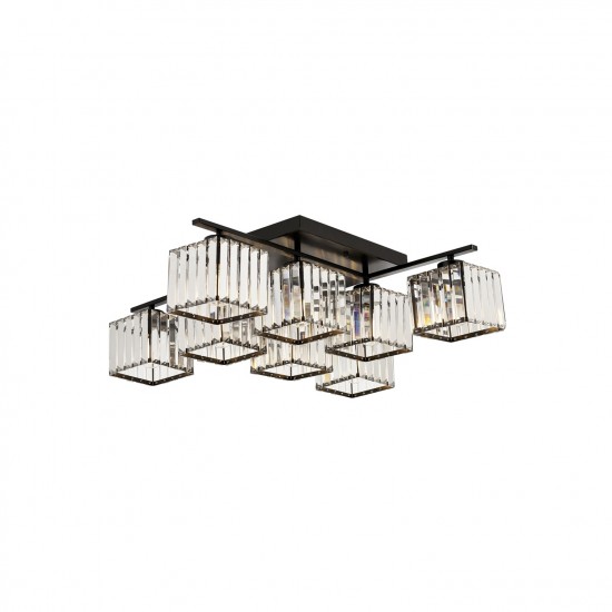 Avonni AV-1795-8BSY Eskitme/Siyah Kaplama Modern Avize Avonni AV-1795-8BSY Eskitme/Siyah Kaplama Modern Avize