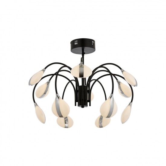 Avonni AV-1812-12K Krom Kaplama Modern Avize Avonni AV-1812-12K Krom Kaplama Modern Avize