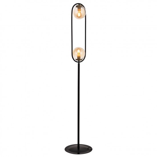 Avonni LM-60180-2BSY Siyah Boyalı Lambader E27 Metal Cam 20cm Avonni LM-60180-2BSY Siyah Boyalı Lambader E27 Metal Cam 20cm