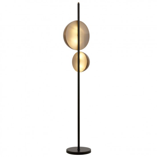 Avonni LM-9113-2BSY Siyah Boyalı Lambader E14 Metal Pleksi 36cm Avonni LM-9113-2BSY Siyah Boyalı Lambader E14 Metal Pleksi 36cm